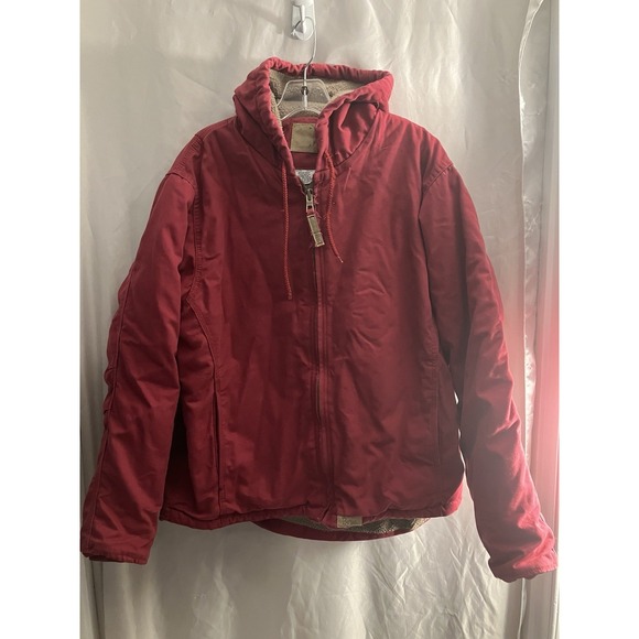 Berne Softstone Sherpa Lined Womens Jacket Large Pink Workwear Outdoors Utility - Picture 1 of 6